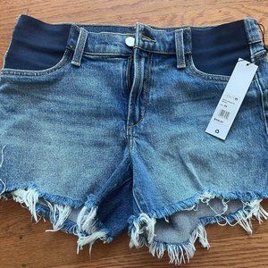 NWT Joe's Jeans Maternity Jean Shorts The Ozzie in Denali Size 26